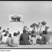 A puppet show at Cundeelee, 1955